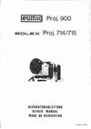 Bolex 715 manual. Camera Instructions.